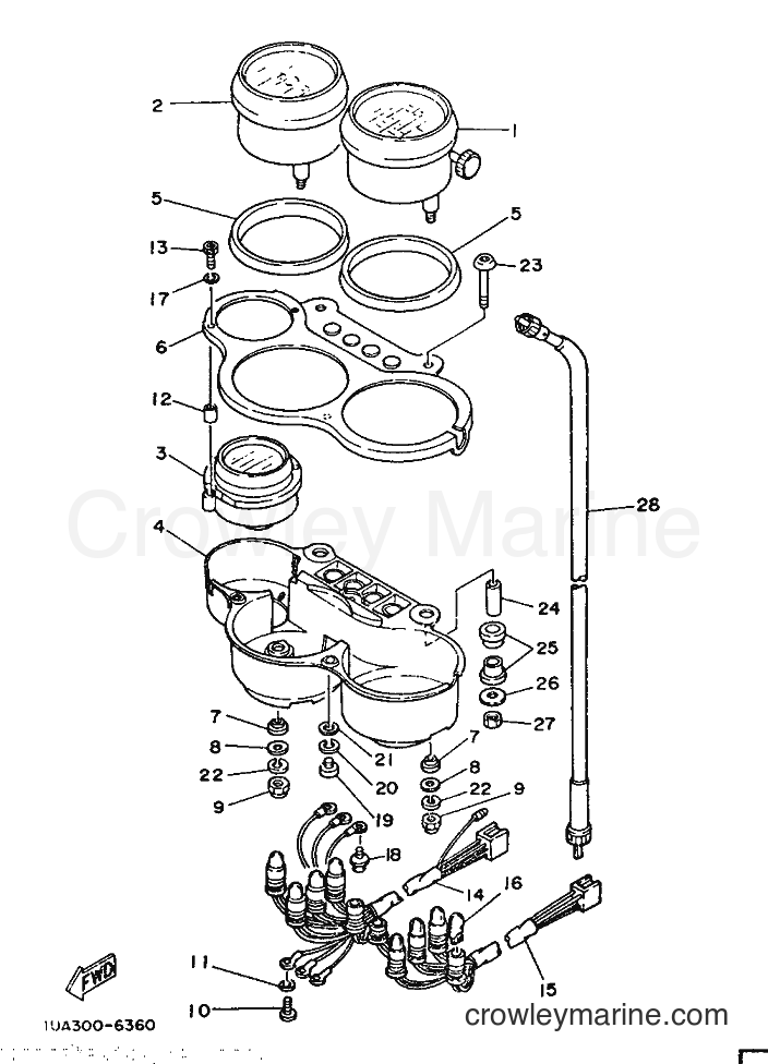 Yamaha Motors RD350LC (1UA) [99A] - METER