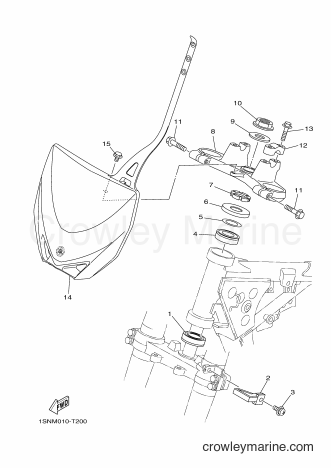 2018 Dirt Bike YZ85 - YZ85 (1SNM) [010] - STEERING