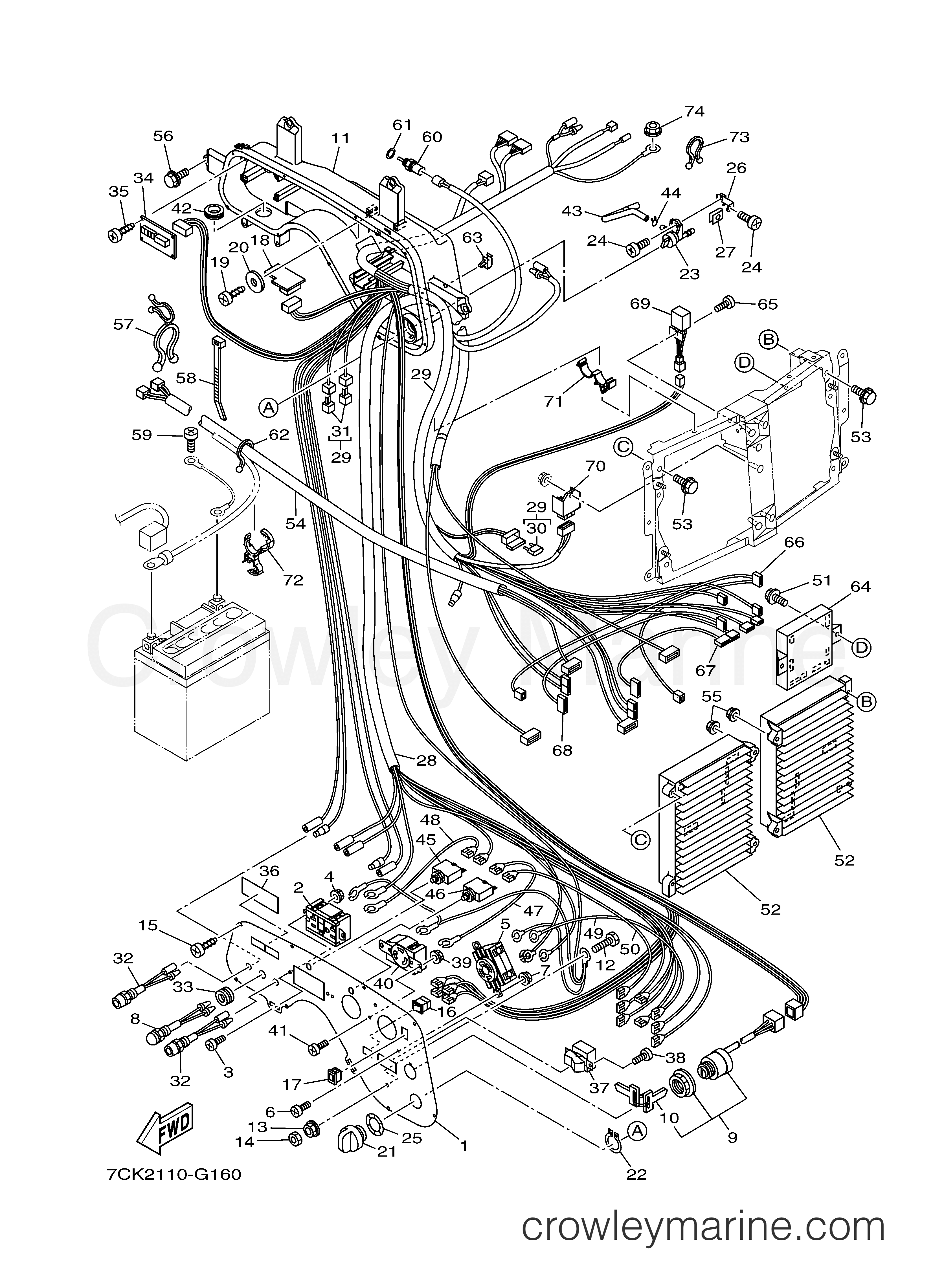 Yamaha Motors EF6300ISDE - CONTROL BOX