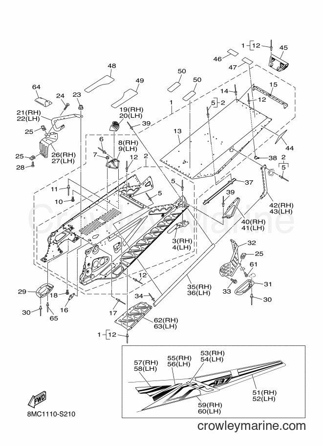 2017 Snowmobile SRS10XL37 - SRS10XL37 (8MC1) [010] - FRAME 2