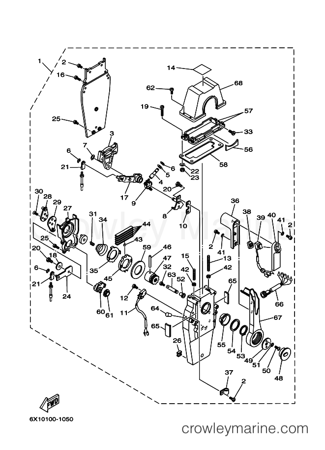 Yamaha Motors D.REMO-CON (6X10) [00A] - REMOTE CONTROL ASSY 3
