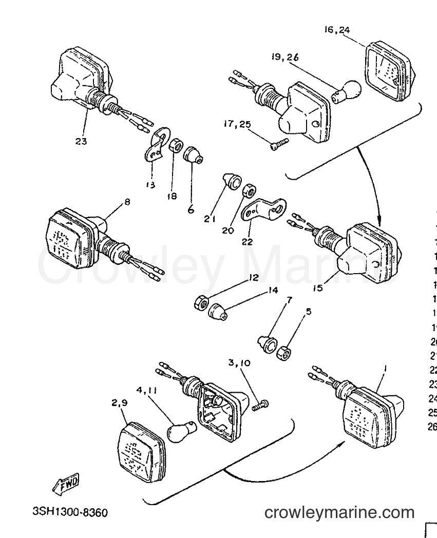 1991 Dirt Bike TDR125 - TDR125 (3XD1) [999] - FLASHER LIGHT