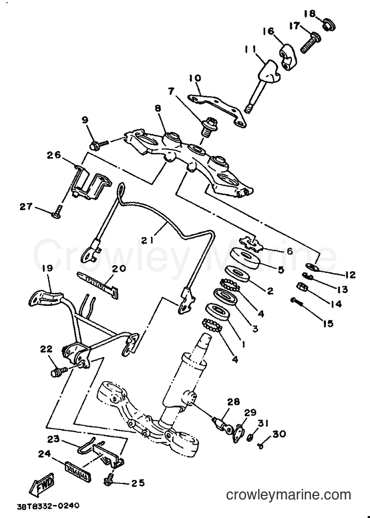 Yamaha Motors XV500 (4FT2) [999] - STEERING