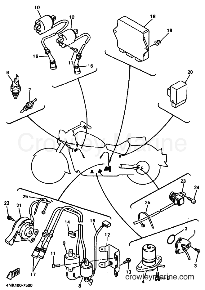 1997 Cruiser XVZ13A - XVZ13A (4NK6) [010] - ELECTRICAL 2