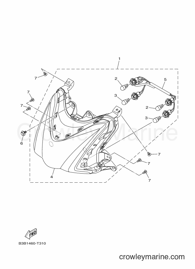 2018 Scooter LNY125 - LNY125 (B3B1) [010] - HEADLIGHT