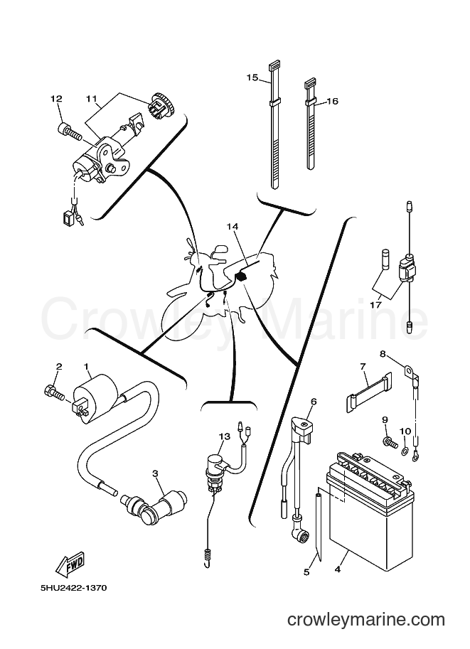 Yamaha Motors T105E (5HU4) [020] - ELECTRICAL 1