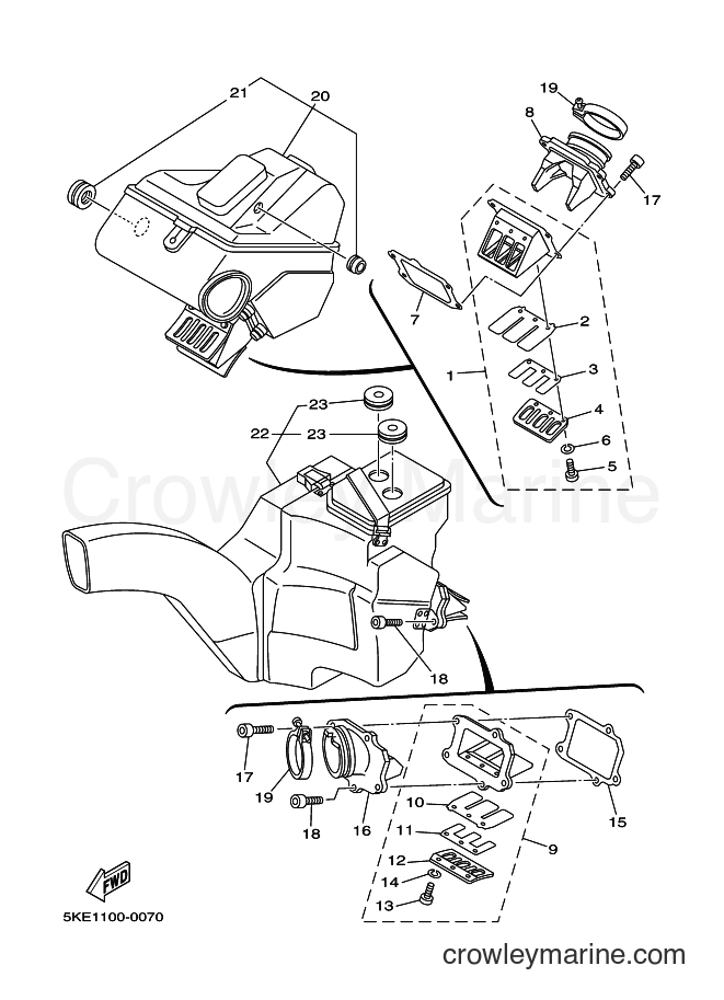 2000 Street Bike TZ250 - TZ250 (5KE1) [080] - INTAKE