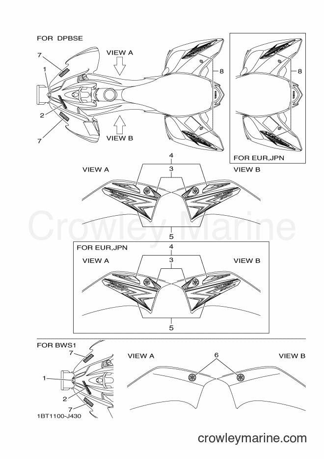 2010 ATV YFM250R - YFM250R (1BT3) [010] - GRAPHICS