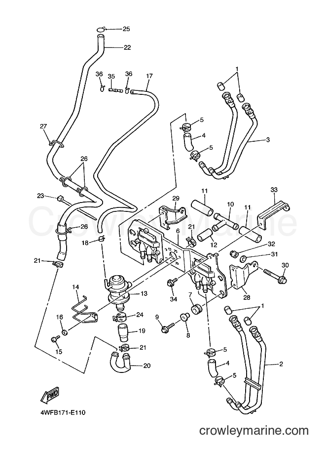 2007 Sport Bike YZF600R - YZF600R (4WFC) [010] - AIR INDUCTION SYSTEM