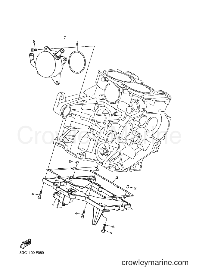 Yamaha Motors RT50 (8GP2) [010] - OIL CLEANER