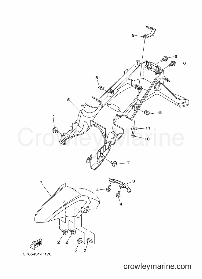 Yamaha Motors AT135 (5P06) [010] - FENDER
