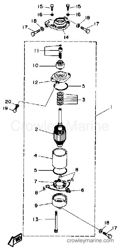 Yamaha Motors PROV150LD - ELECTRIC MOTOR