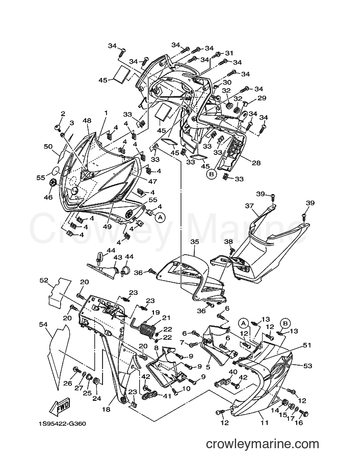2008 Scooter T135SEC - T135SEC (1S96) [010] - LEG SHIELD