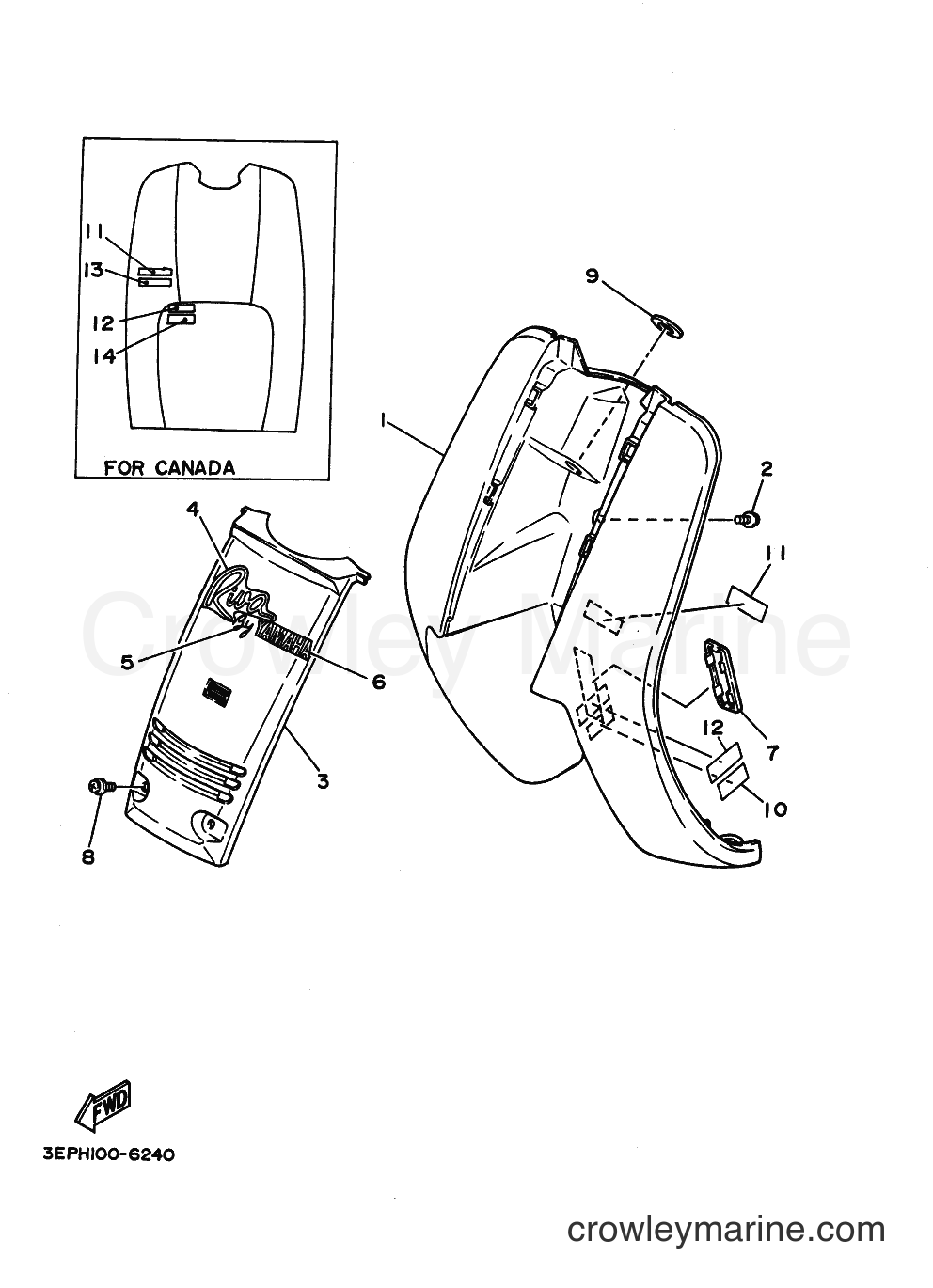 Yamaha Motors SH50 (3EPT) [010] - LEG SHIELD