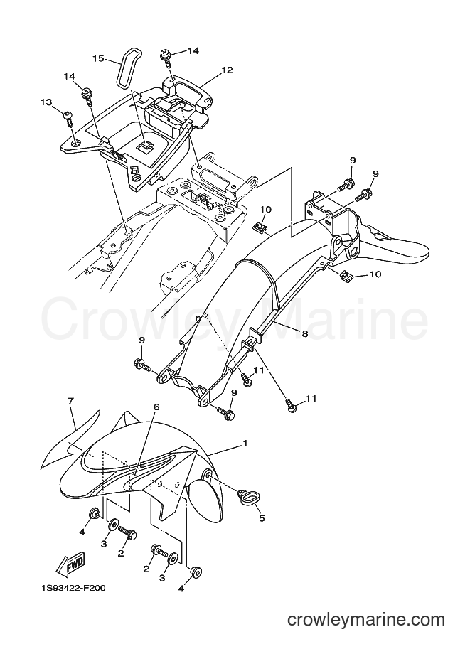 Yamaha Motors T135SE (1S93) [010] - FENDER