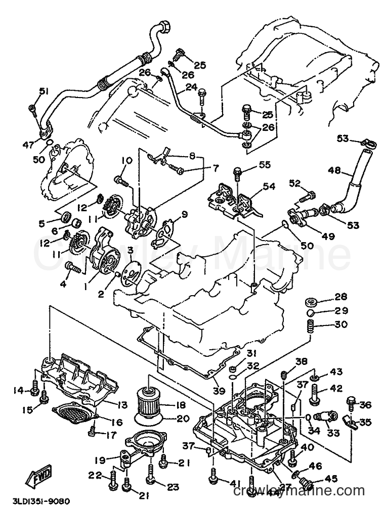 Yamaha Motors XTZ750 (3TD6) [999] - OIL PUMP