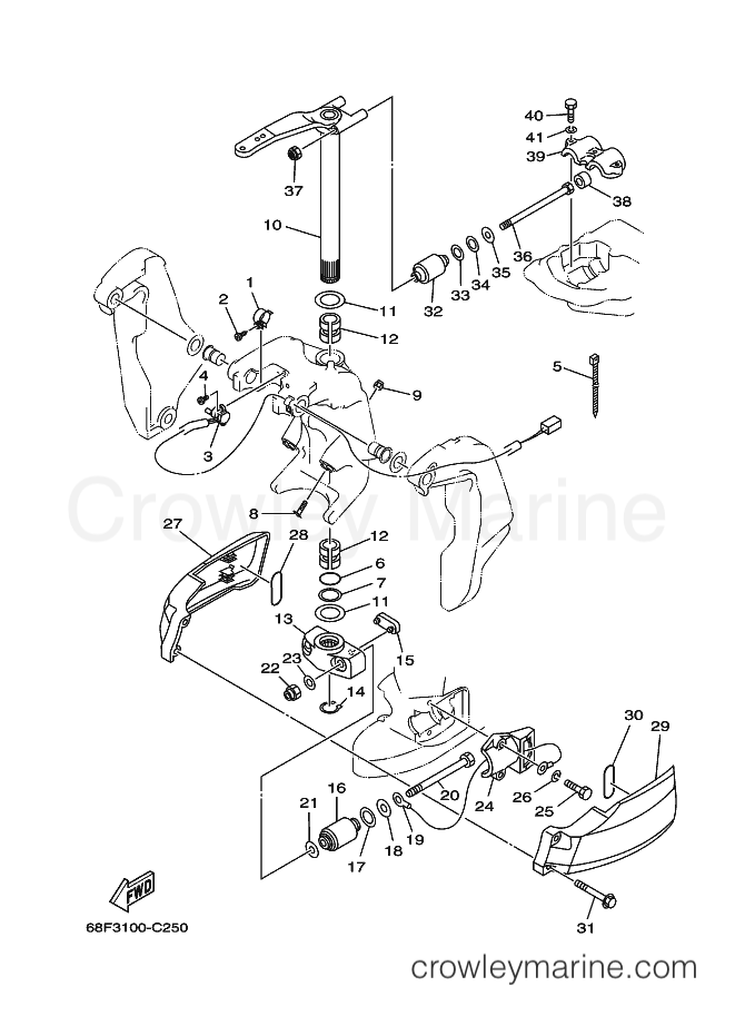 Yamaha Motors VZ200TR2 (60F5) [030] - BRACKET 2