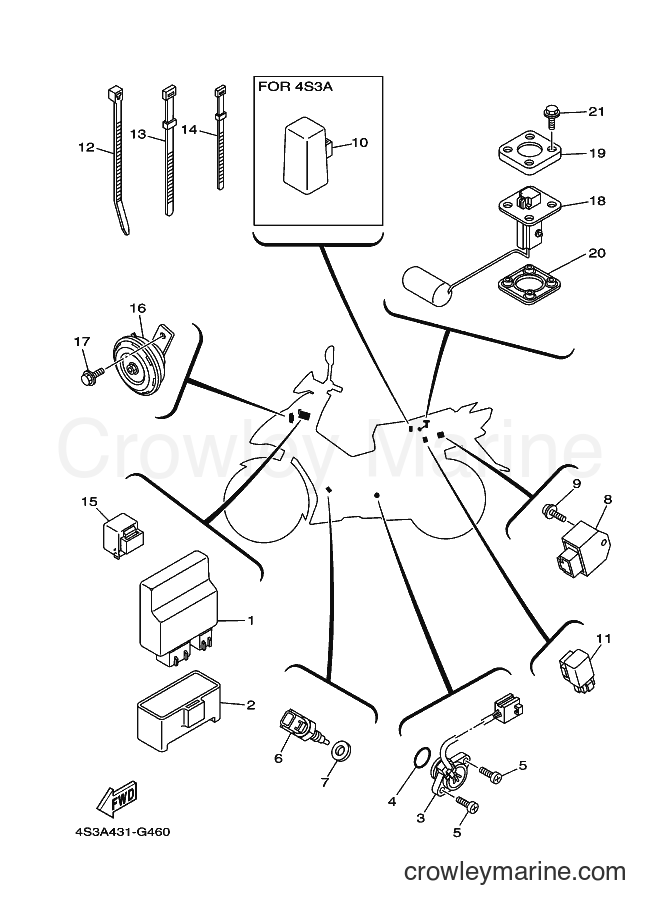 2008 Dirt Bike JT135 - JT135 (4S3A) [010] - ELECTRICAL 2