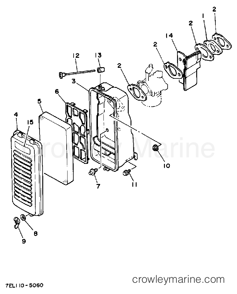 Yamaha Motors EC5000DVE - AIR FILTER EC4000DV