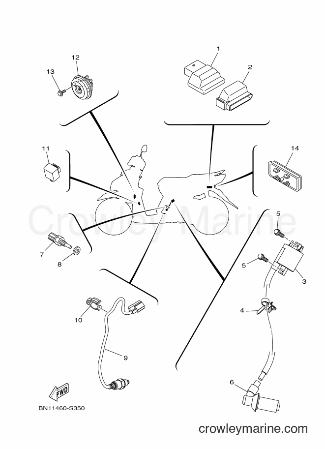 2017 Scooter LNS125-I - LNS125-I (BN11) [010] - ELECTRICAL 2