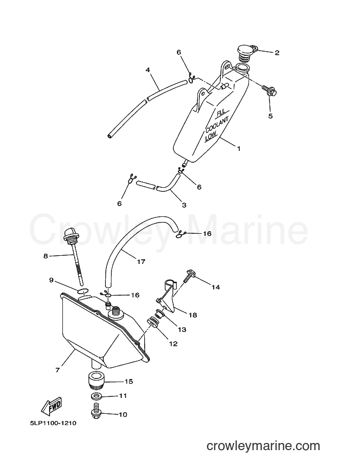 2001 ATV YFM660R - YFM660R (5LP2) [010] - OIL TANK