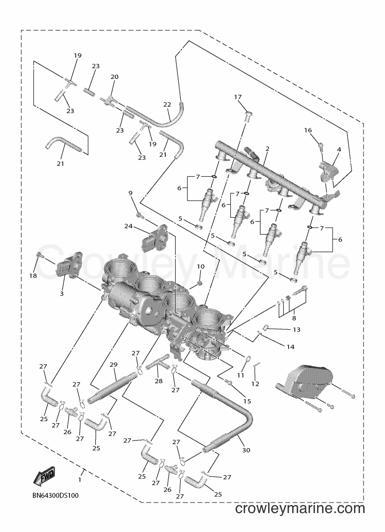 2017 Sport Bike YZF600 - YZF600 (BN64) [060] - INTAKE 2
