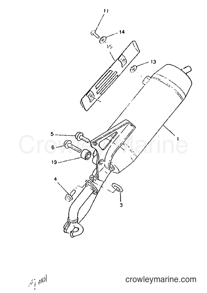 1996 Scooter CW50 - CW50 (4VV2) [999] - EXHAUST