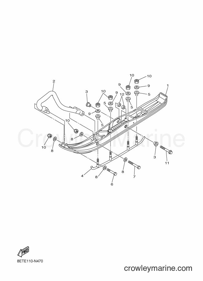 2014 Snowmobile RS10VT - RS10VT (8ETE) [020] - ALTERNATE SKI