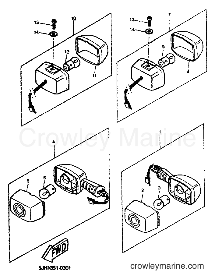 2001 Scooter EW50 - EW50 (5LH3) [010] - BLINKLEUCHTE