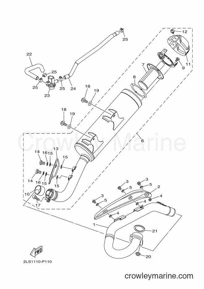2017 ATV YFM700R - YFM700R (2LSB) [010] - EXHAUST