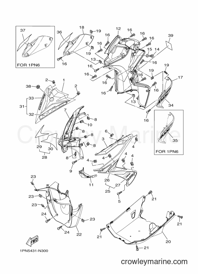 2014 Scooter AL125FC - AL125FC (1PN6) [010] - LEG SHIELD