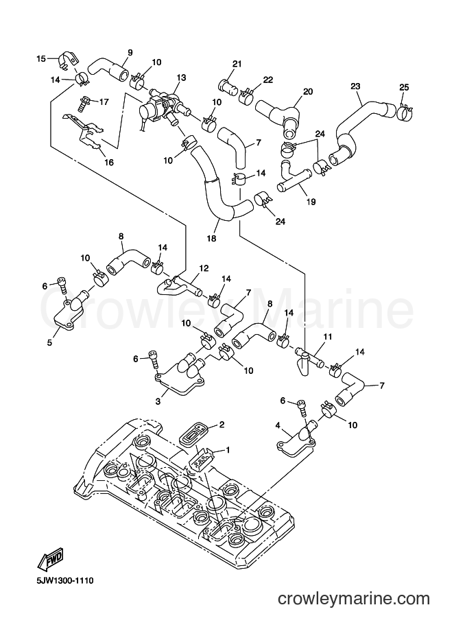 2001 Sport Bike FJR1300 - FJR1300 (5JW1) [101] - AIR INDUCTION SYSTEM