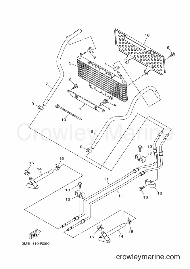 Yamaha Motors YXE700E (2MBD) [010] - OIL PIPE