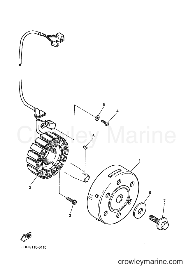 Yamaha Motors FZR600 (3HHG) [010] - GENERATOR