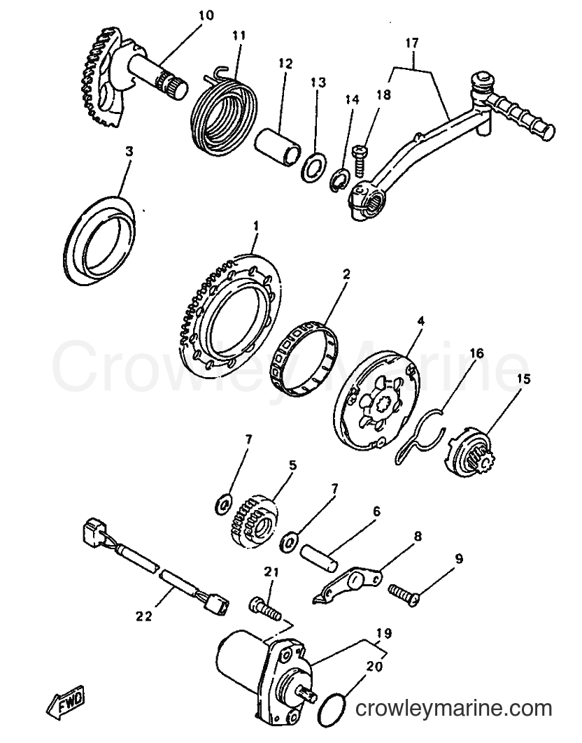 Yamaha Motors YN50 (5AD6) [010] - STARTER