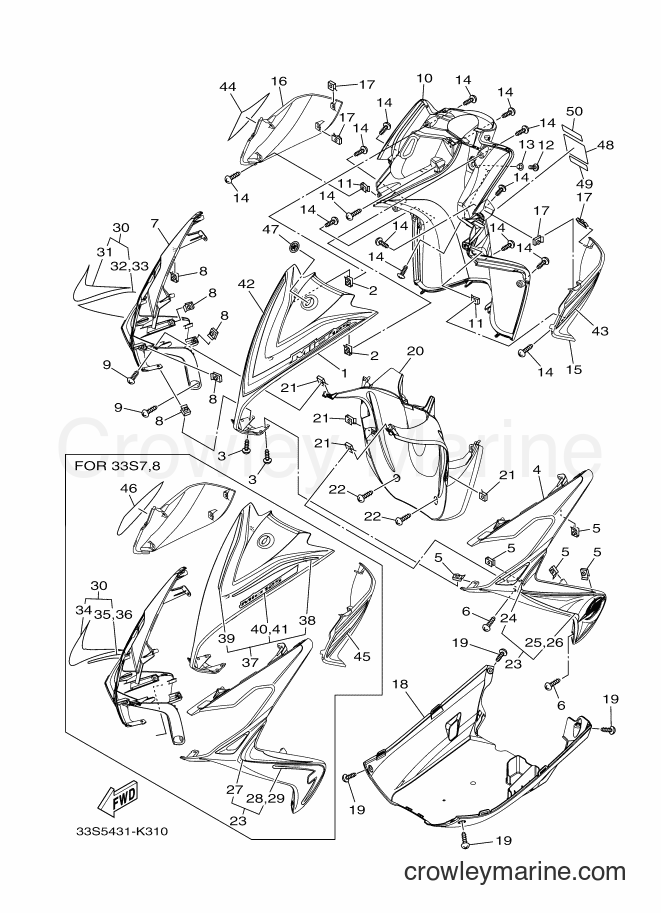 2011 Scooter AL125C - AL125C (33S8) [010] - LEG SHIELD