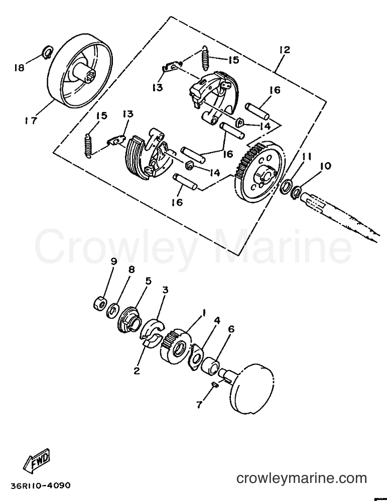 1988 ATV YF60 - YF60 (3NJ1) [999] - CLUTCH
