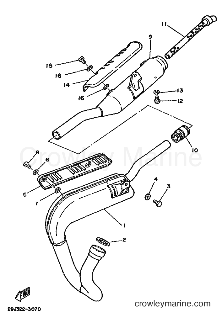 1992 Scooter DT50M - DT50M (3TG2) [999] - EXHAUST