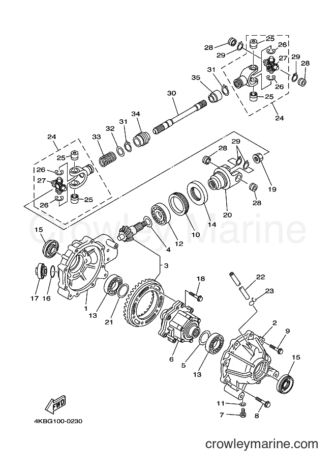 2000 ATV YFM350FW-X - YFM350FW-X (4KBJ) [010] - FRONT DIFFERENTIAL