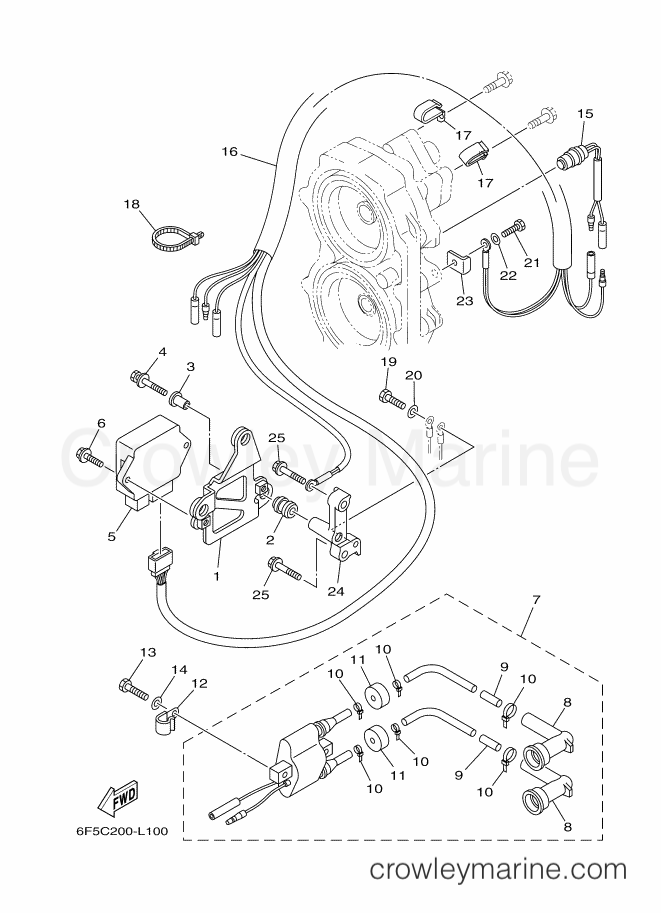 Yamaha Motors E40JMHS (6J4E) [020] - ELECTRICAL 1