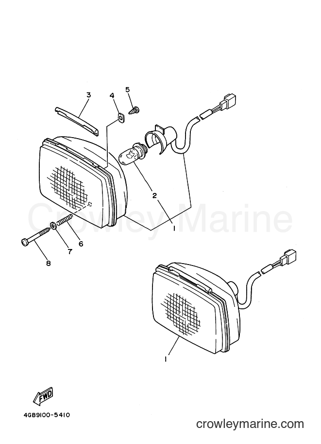 Yamaha Motors YFB250 (4BDR) [010] - HEADLIGHT