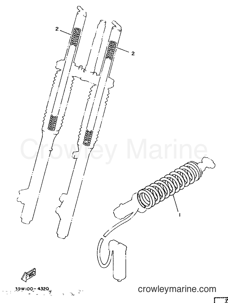 Yamaha Motors IT200S (1VH) [999] - ALTERNATE FOR CHASSIS 1