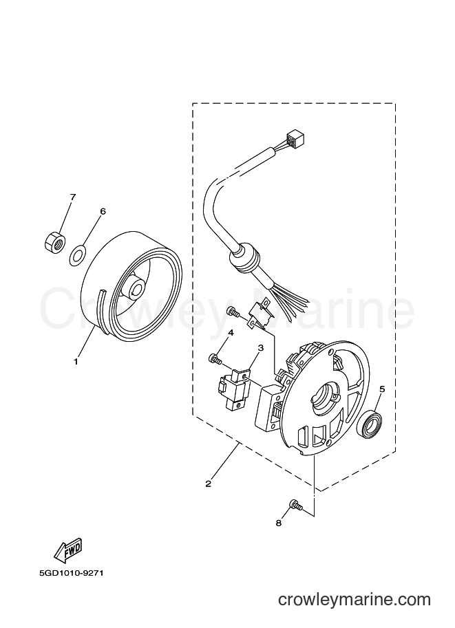 Yamaha Motors YJ50R (5PP5) [010] - GENERATOR