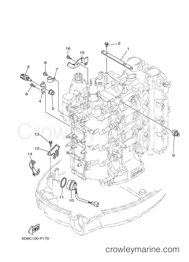 Yamaha Motors F90XA-2016 (6D8D) [190] - ELECTRICAL 4
