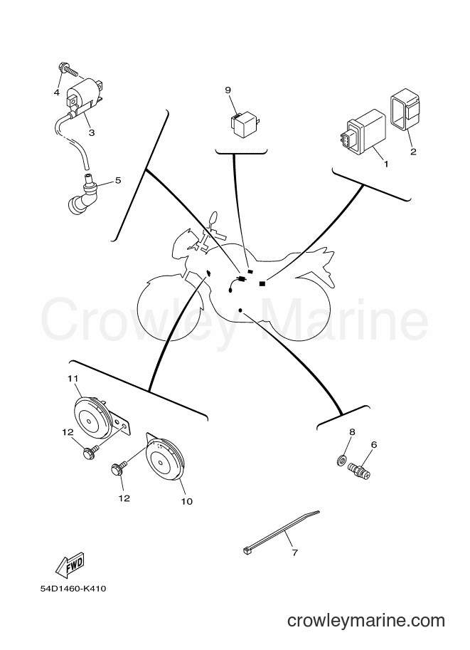 2012 Street Bike SX225 - SX225 (54D2) [010] - ELECTRICAL 2