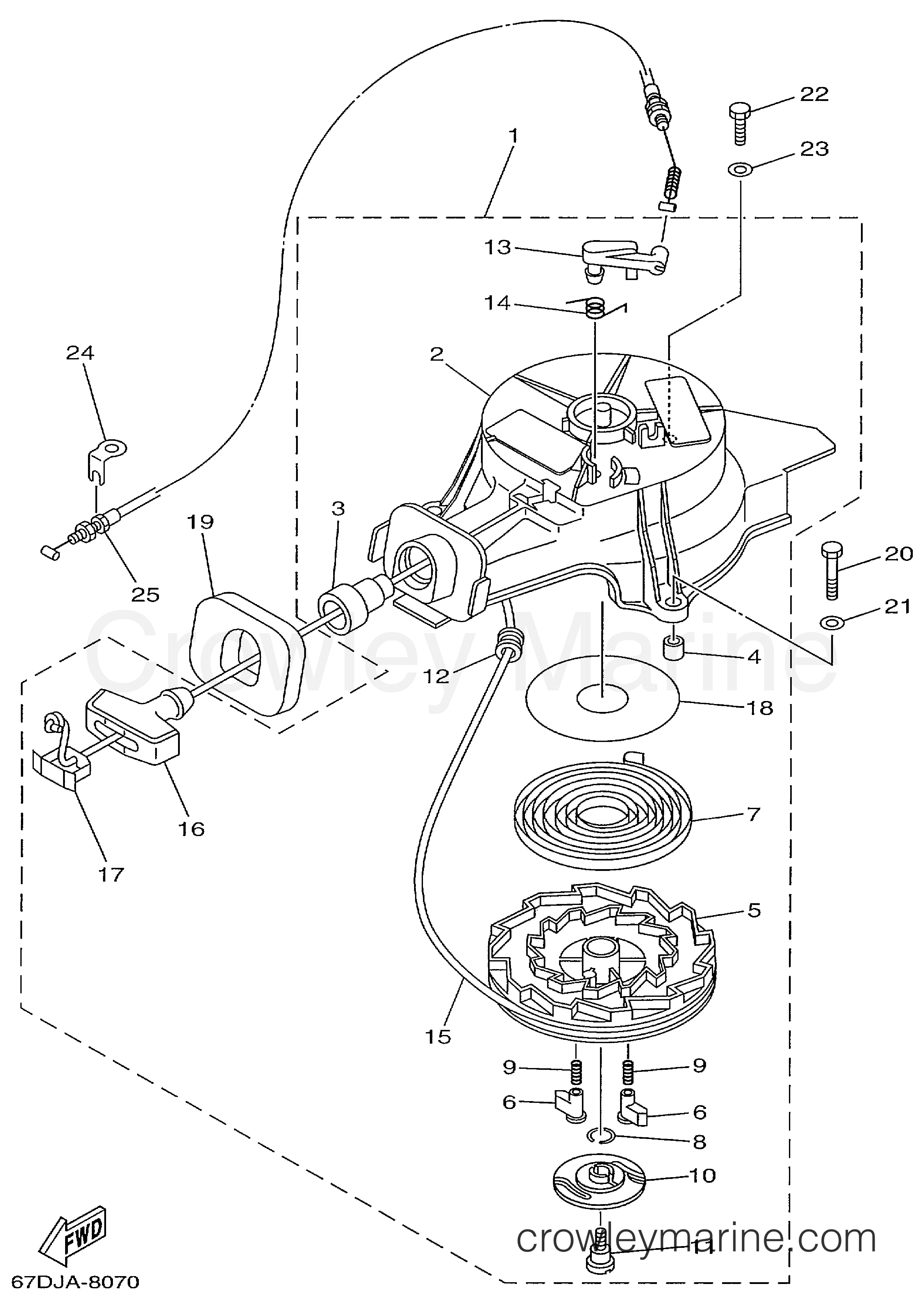 Yamaha Motors F4MLHX - STARTER