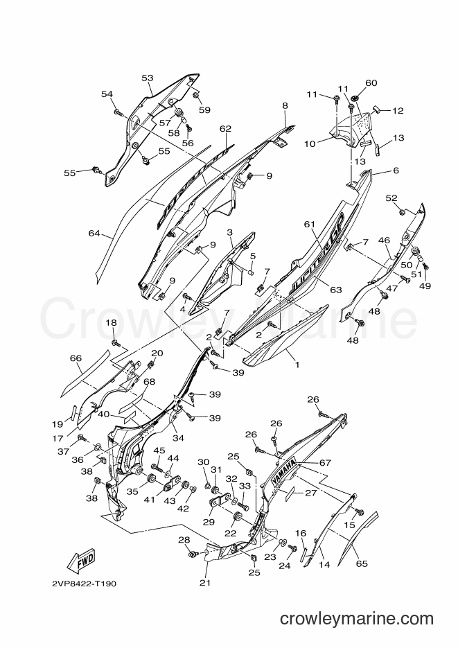 2018 Scooter T115FS-5 - T115FS-5 (2VP9) [010] - SIDE COVER 2