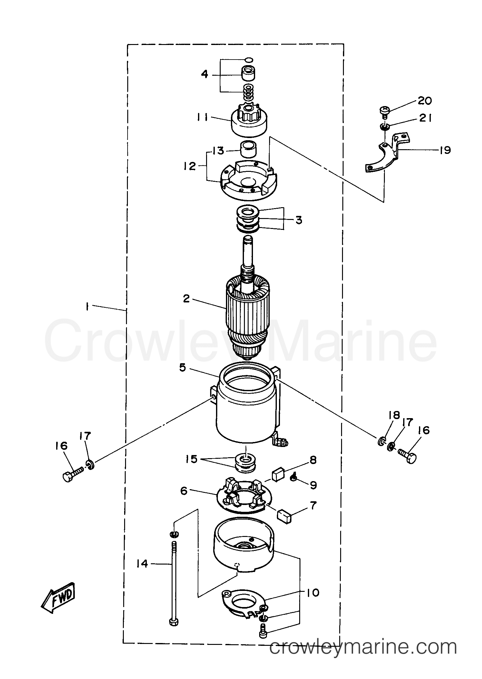 Yamaha Motors C80TLRV - STARTING MOTOR
