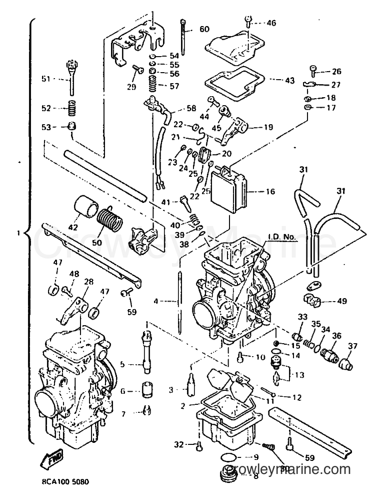 Yamaha Motors VX600ST (8CC2) [999] - CARBURETOR 2