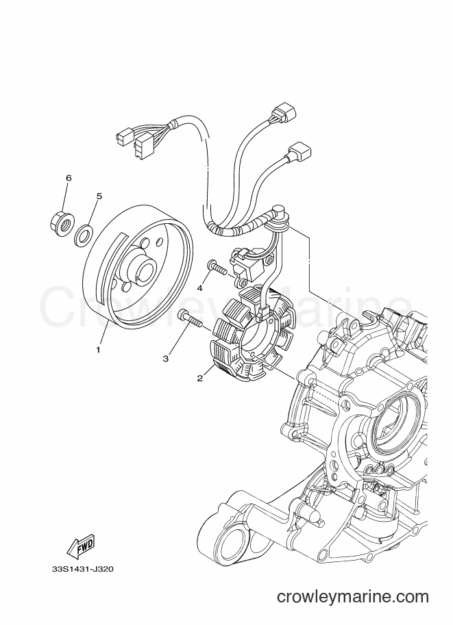 Yamaha Motors AL125C (44S2) [010] - GENERATOR